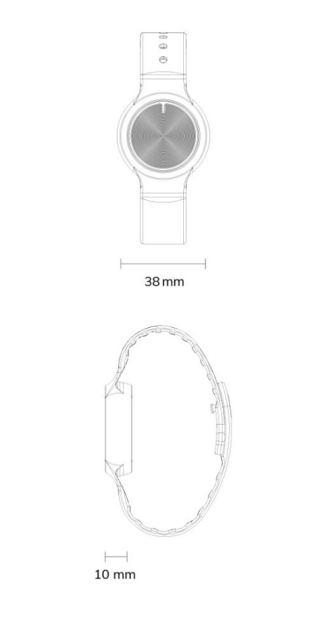 B10 多用途手环尺寸图
