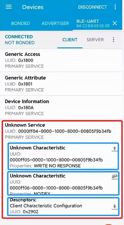 低功耗蓝牙开发 调试APP(nRF Connect、BLE调试助手、LightBlue) 云里物里