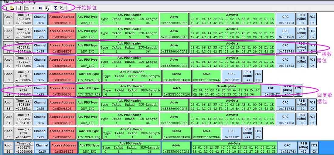 C2 USBdongle蓝牙协议分析仪操作步骤